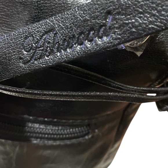 ASHWOOD Genuine Leather Crossbody Shoulder Bag NWOT 10.5” x 8” x 2” D…BLACK NWOT - Picture 14 of 14